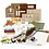 Creativ Company DIY Miniatuur kamer, Tuin, H: 21 cm, B: 19,5 cm, 1 stuk