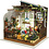 Creativ Company DIY Miniatuur kamer, Tuin, H: 21 cm, B: 19,5 cm, 1 stuk