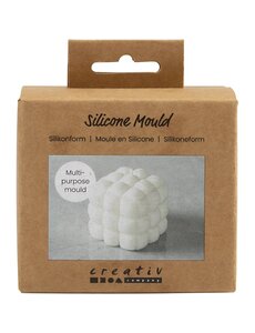 Creativ Company Siliconen Vorm, Vierkant met bubbels, H: 5 cm, B: 6 cm, d 6 cm, 1 stuk/ 1 doos