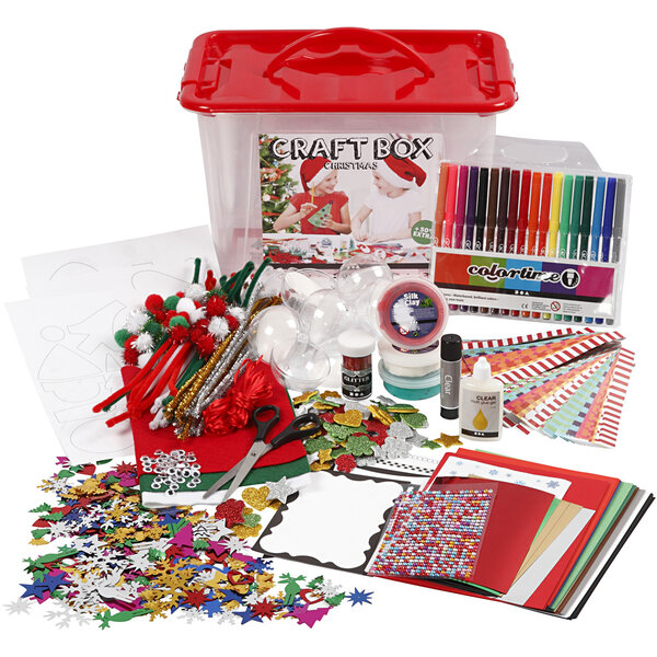 Hobbydoosje, diverse kleuren, 1 stuk