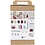 Hobbyset Tafeldecoratie, Engelen, kerstbomen, sterren, diverse kleuren, 1 doos