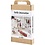 Hobbyset Tafeldecoratie, Engelen, kerstbomen, sterren, diverse kleuren, 1 doos