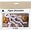 Creativ Company Mini Hobbyset Decoraties van Papier, Skelet, zwart/wit, 1 doos