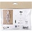 Creativ Company Mini Hobbyset Decoraties van Papier, Skelet, zwart/wit, 1 doos
