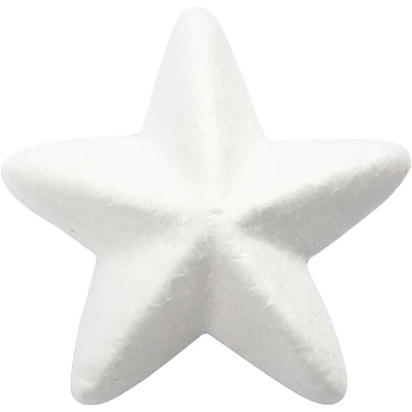 Creativ Company Sterren, B: 6 cm, wit, 50 stuk/ 1 doos