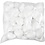 Creativ Company Harten, H: 8 cm, D: 4,5 cm, B: 8 cm, wit, 50 stuk/ 1 doos