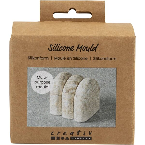 Creativ Company Siliconen Vorm, Bogen, H: 5 cm, d 4,5 cm, B: 4 cm, 1 stuk/ 1 doos