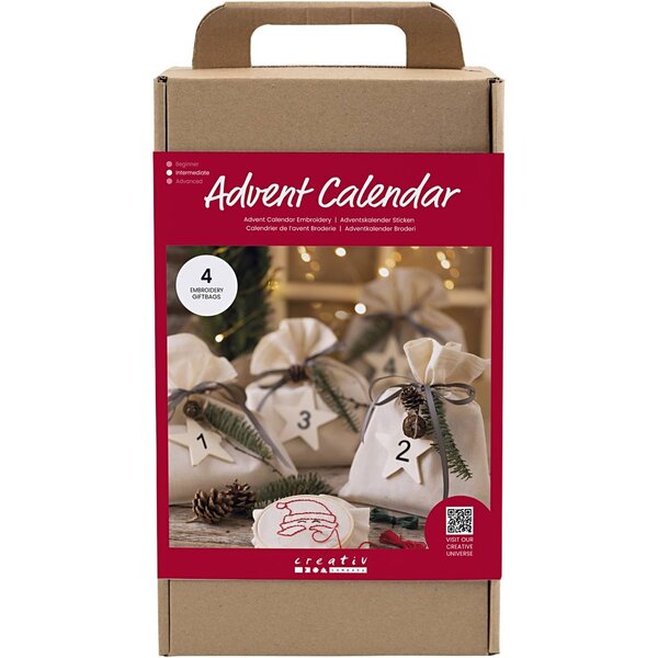 Creativ Company Adventskalender Borduren, 1 doos