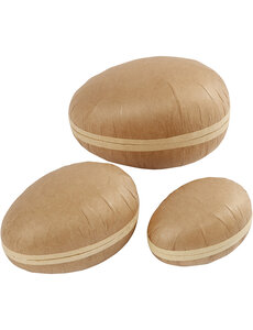 Creativ Company Tweedelig Ei , L: 12+15+18 cm, 3 stuk/ 1 doos