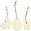 Houten decoraties, konijn, ei, kip, afm 6 cm, dikte 3 mm, 200 stuk/ 1 doos
