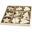 Creativ Company Houten decoraties, Kerst, afm 7-8 cm, 72 stuk/ 1 doos