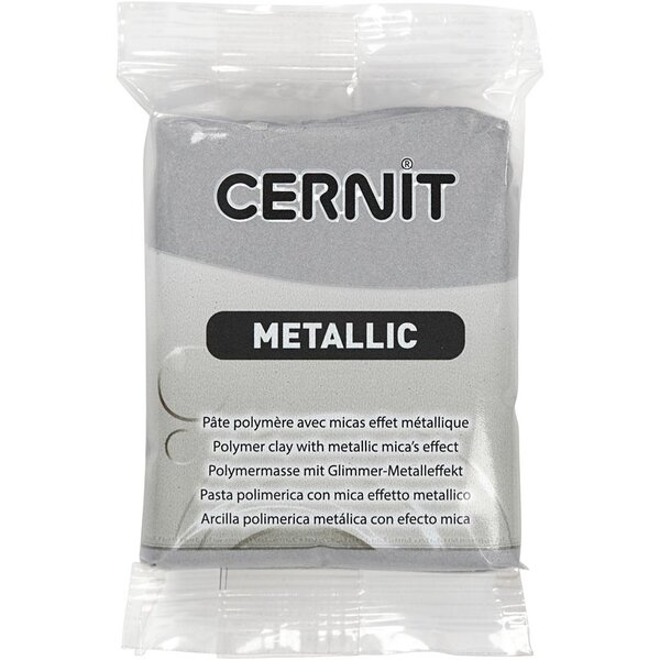 Cernit Cernit, zilver (080), 56 gr/ 1 doos