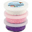 Foam Clay Foam Clay®, glitter,metallic, roze, paars, wit, 3x14 gr/ 1 doos