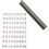 Creativ Company Stempelset van rubber, letters, cijfers, H: 6 mm, wit, 1 set