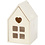 Creativ Company Huis met lade, H: 10,8 cm, D: 6,8 cm, B: 6,8 cm, 1 stuk