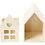 Creativ Company Huis met lade, H: 10,8 cm, D: 6,8 cm, B: 6,8 cm, 1 stuk