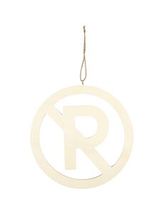 Creativ Company Schild, Niet parkeren, afm 21,3 cm, dikte 0,9 cm, 1 stuk