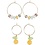 Creativ Company Mini Hobbyset Sieraden, Oorringen met kralen, 1 doos