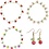 Creativ Company Mini Hobbyset Sieraden, Elastische armband en oorbel, 1 doos