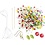 Creativ Company Mini Hobbyset Sieraden, Elastische armband en oorbel, 1 doos