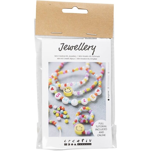 Creativ Company Mini Hobbyset Sieraden, Armband en vingerring, 1 doos