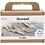 Creativ Company Mini Hobbyset Macramé, Sleutelhangers, mat transparant, dusty groen, zacht roze, licht naturel, 1 doos