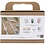 Creativ Company Mini Hobbyset Macramé, Sleutelhangers, mat transparant, dusty groen, zacht roze, licht naturel, 1 doos