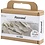 Creativ Company Mini Hobbyset Macramé, Sleutelhangers, mat transparant, dusty groen, zacht roze, licht naturel, 1 doos