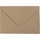 Creativ Company Gerecyclede envelop, afmeting envelop 11,5x16 cm, 120 gr, naturel, 50 stuk/ 1 doos
