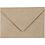 Creativ Company Gerecyclede envelop, afmeting envelop 7,8x11,5 cm, 120 gr, naturel, 50 stuk/ 1 doos