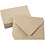 Creativ Company Gerecyclede envelop, afmeting envelop 7,8x11,5 cm, 120 gr, naturel, 50 stuk/ 1 doos
