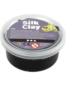 Silk Clay Silk Clay®, zwart, 40 gr/ 1 Doosje