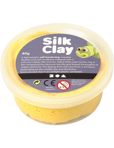 Silk Clay Silk Clay®, geel, 40 gr/ 1 Doosje