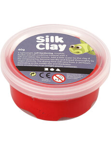Silk Clay Silk Clay®, rood, 40 gr/ 1 Doosje