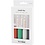 Creativ Company Kaarsenstiften, zwart, groen, lichtgrijs, rood, 4x30 ml/ 1 doos