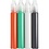 Creativ Company Kaarsenstiften, zwart, groen, lichtgrijs, rood, 4x30 ml/ 1 doos