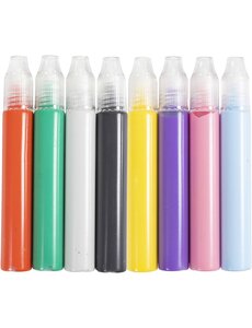 Creativ Company Kaarsenstiften, diverse kleuren, 8x30 ml/ 1 doos