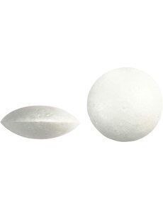 Creativ Company Ufo's, d 7,5 cm, dikte 31 mm, wit, 100 stuk/ 1 doos