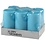 Creativ Company Kaarsen, H: 100 mm, d 50 mm, lichtblauw, 6 stuk/ 1 doos