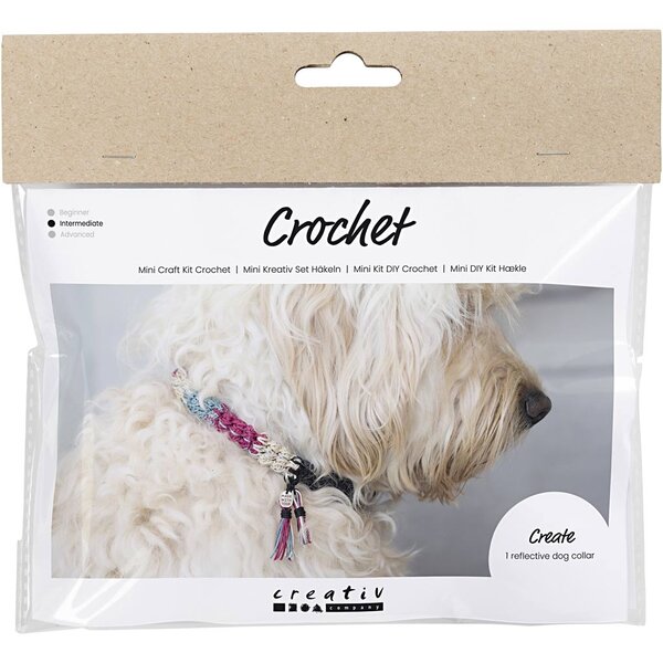 Creativ Company Mini Hobbyset Haken, Hondenhalsband, 1 doos