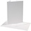 Creativ Company Parelmoer kaart & envelop, afmeting kaart 10,5x15 cm, afmeting envelop 11,5x16,5 cm, 230+120 gr, wit, 10 set/ 1 doos