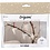 Creativ Company Mini Hobbyset Origami, Duiven/sterren, donkerrood, off-white, 1 doos