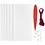 Creativ Company Mini Hobbyset Origami, Duiven/sterren, donkerrood, off-white, 1 doos