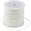 Creativ Company Polyester Koord, dikte 0,8 mm, wit, 50 m/ 1 rol