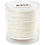 Creativ Company Polyester Koord, dikte 0,8 mm, wit, 50 m/ 1 rol