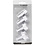 Creativ Company Uitsteekvormen met stempel, bloem, d 2,3+2,8+3,6+4,4 cm, wit, 4 stuk/ 1 doos