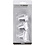 Creativ Company Uitsteekvormen met stempel, blad, d 3,4+4,4+4,9 cm, wit, 3 stuk/ 1 doos