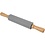Creativ Company Deegroller, L: 38 cm, d 5,5 cm, grijs, 1 stuk