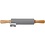 Creativ Company Deegroller, L: 38 cm, d 5,5 cm, grijs, 1 stuk