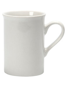 Creativ Company Mokken, H: 10 cm, d 7,4 cm, 245 ml, wit, 1 stuk